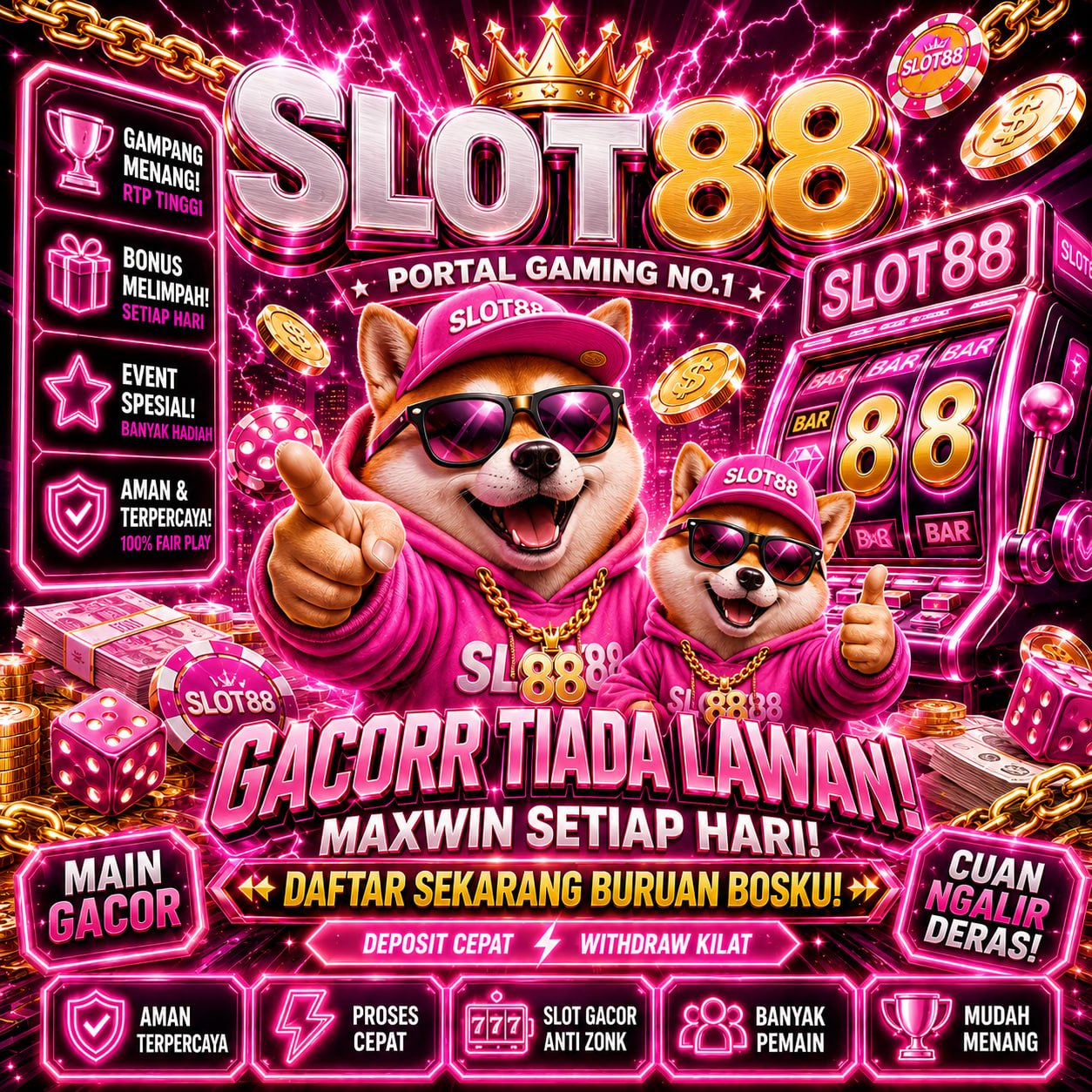 SLOT88 | Situs Link Slot Gacor Hari Ini Resmi dan Server Thailand Terpercaya